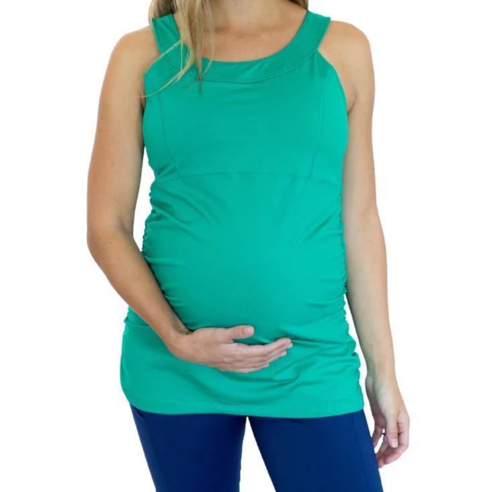 Mumberry Boost Maternity Tank with Mumband Pregnancy Belly Support Size L
